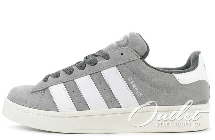 Кроссовки Adidas Campus 00s Grey White GY9472 серые