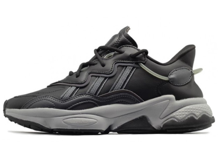Кроссовки Adidas Ozweego Black Grey Onix EE7004 черные