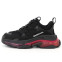 Кроссовки женские Balenciaga Triple S Clear Sole Black Pink