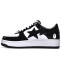 Кроссовки мужские A Bathing Ape Bape Sta Patent Black White
