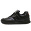 Кроссовки женские New Balance 574 winter black leather