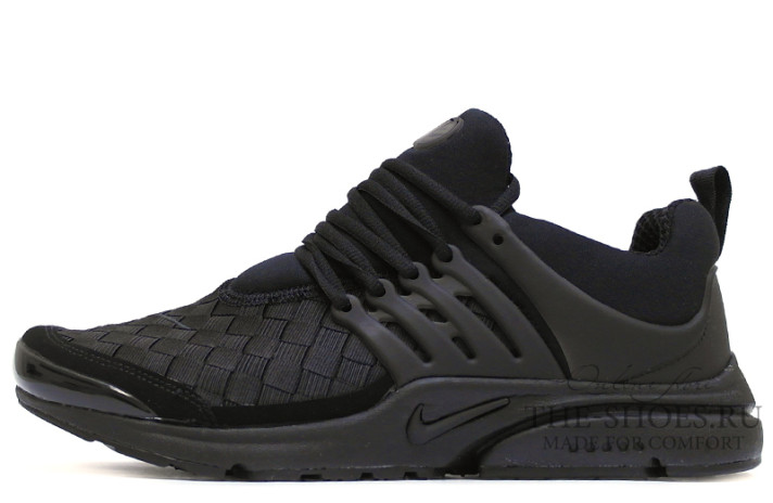Кроссовки Nike Air Presto SE Woven Black stern 848186-001 черные