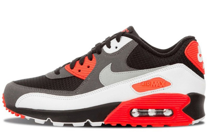 Кроссовки Nike Air Max 90 Reverse Infrared 725233-006 черные, серые