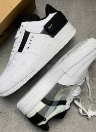 Кроссовки Nike Air Force 1 Type N354 White Volt Black живое фото 1