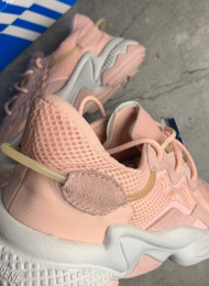 Кроссовки Adidas Ozweego Pink White живое фото 4