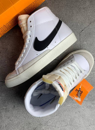 Кроссовки Nike Blazer Mid 77 VNTG White Black живое фото 2
