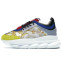 Кроссовки женские Versace Chain Reaction 2 Multi Color Rubber